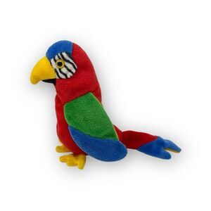 Vintage Ty Beanie Babies Plush Jabber The Parrot No Tag 1998 Stuffed Animal 6"
